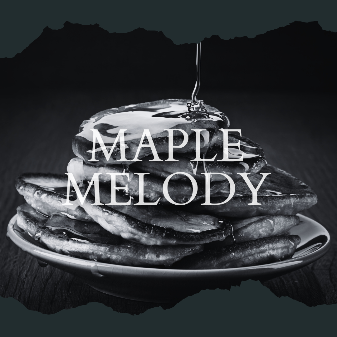 Maple Melody Candle | 8oz Wood Wick | Sweet Autumn Aroma | Maple & Caramel Scented