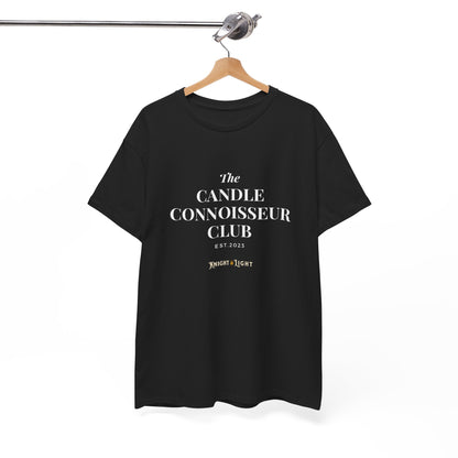'The Candle Connoisseur Club' T-Shirt | 100% Cotton | Knight Light Candles