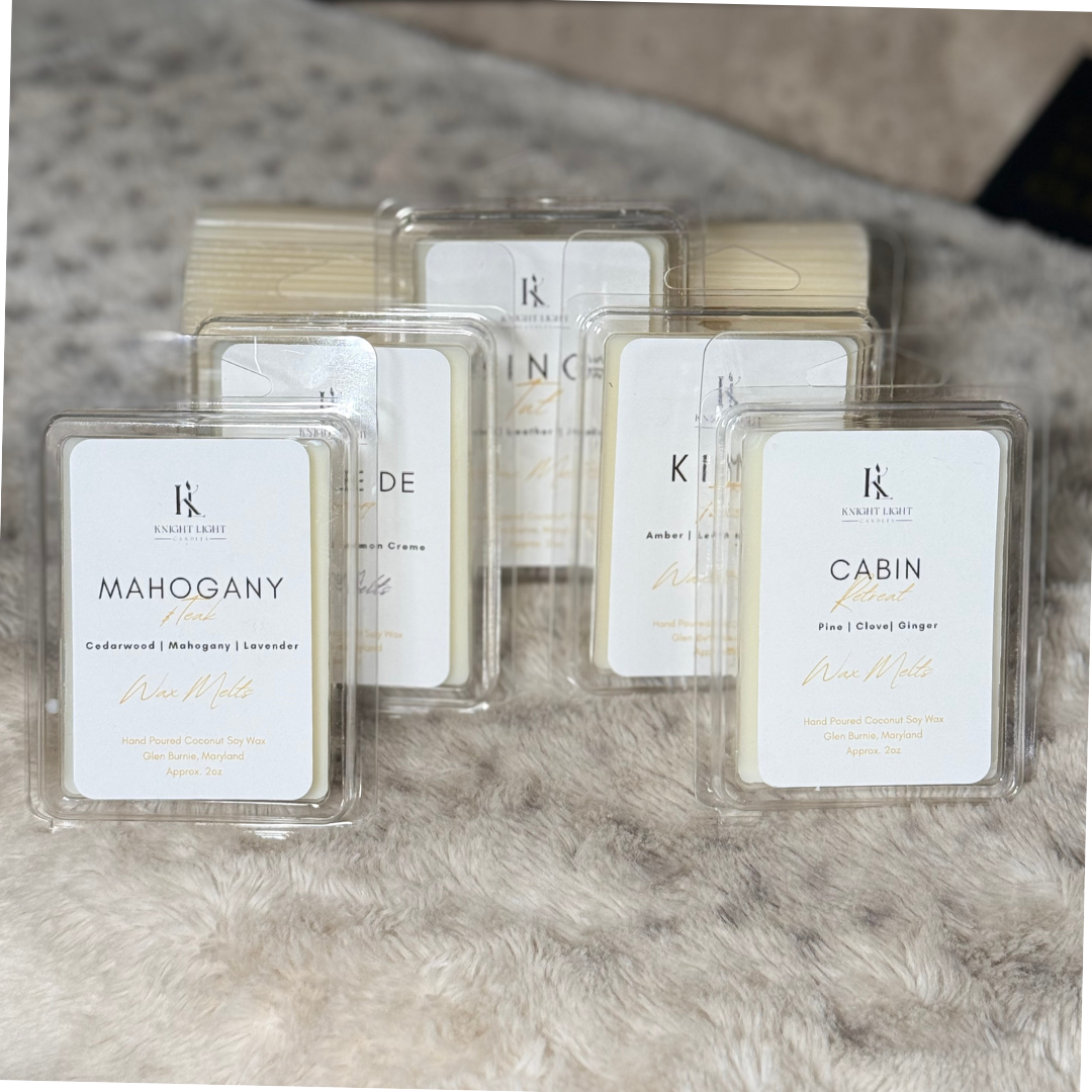 Luxury Wax Melts (5 PACK) – Long-Lasting Coconut Soy Wax