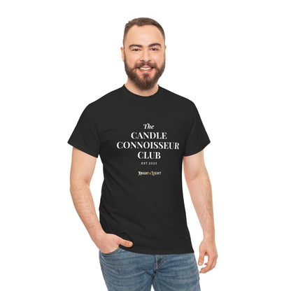 'The Candle Connoisseur Club' T-Shirt | 100% Cotton | Knight Light Candles