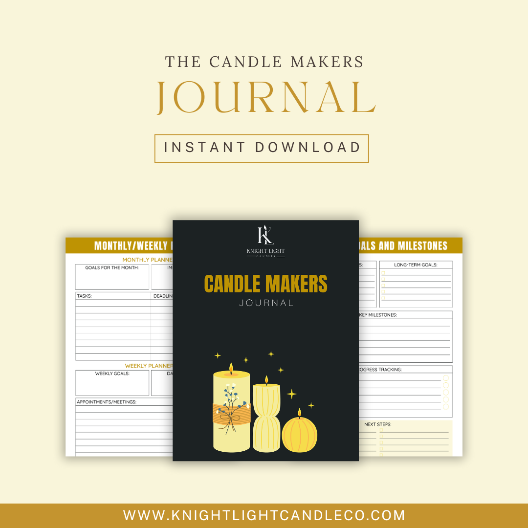 Candle Makers Journal | Product Testing Worksheets | Customer Feedback Form | Event Planner & More!