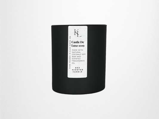 Castle De Luxe 1019 | Luxury Scented Candle | Coconut Soy Wax Blend | Wood Wick