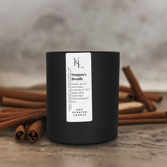 Dragon's Breath Candle-Best Fall Cinnamon Vanilla Candle | Non-Toxic & Eco-Friendly