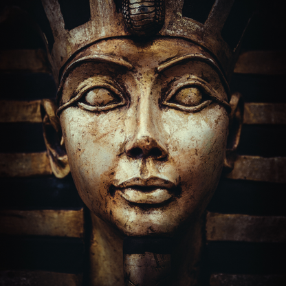 King Tut Candle | 8oz Rich Scented | Jasmine & Patchouli | Luxury Aromatic Experience