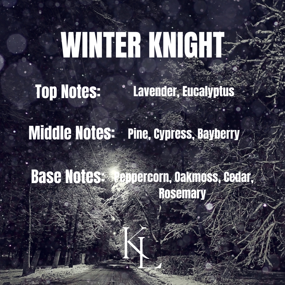 Winter Knight Candle- Pine & Cypress Scented Candle |Best Winter Scented Candle | Non-Toxic & Eco-Friendly | Wood Wick