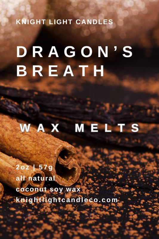 Dragon's Breath Wax Melts | Cinnamon Vanilla Scent | Eco-Friendly Home Fragrance